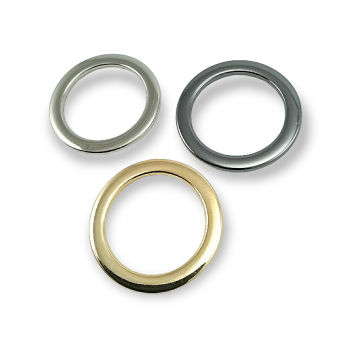 Metal rings for clothing top